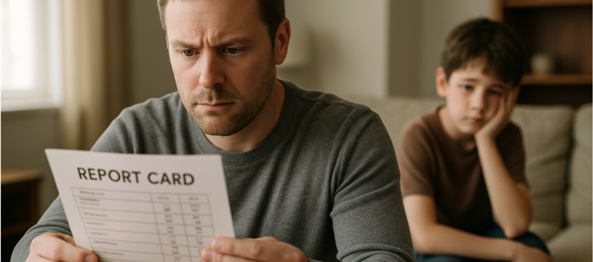 Sinais de que a criança precisa de avaliação por causa de notas baixas e reclamações da escola